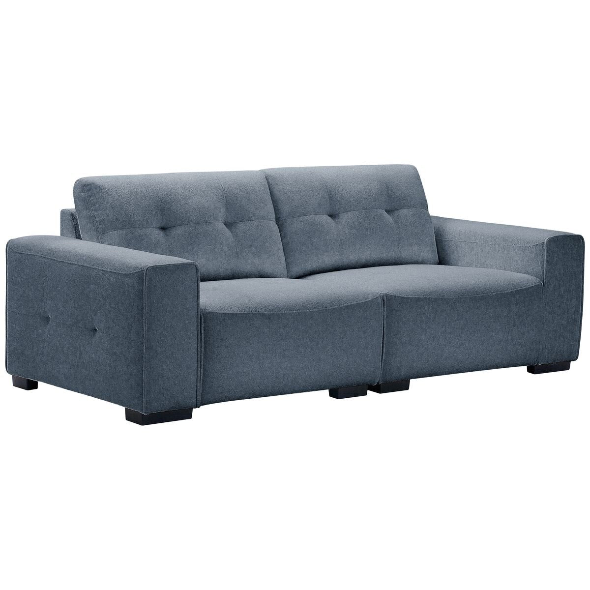 Ostro Furniture Bella 3 seater sofa - dark grey fabric with foam seats and spring support - 25002000