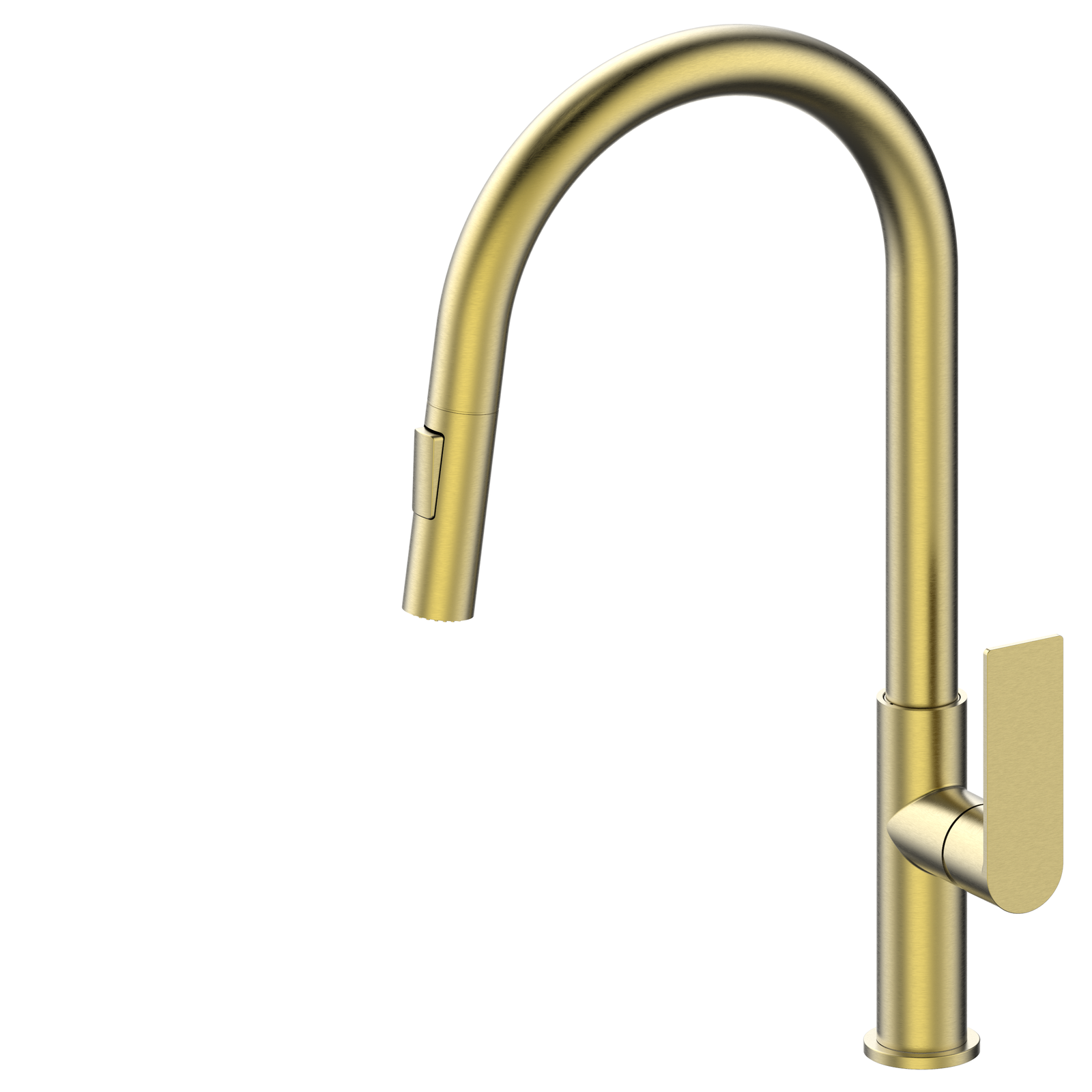 Mondella Rococo Pull Down Sink Mixer Brushed Brass WELS 5 Star 6L/min