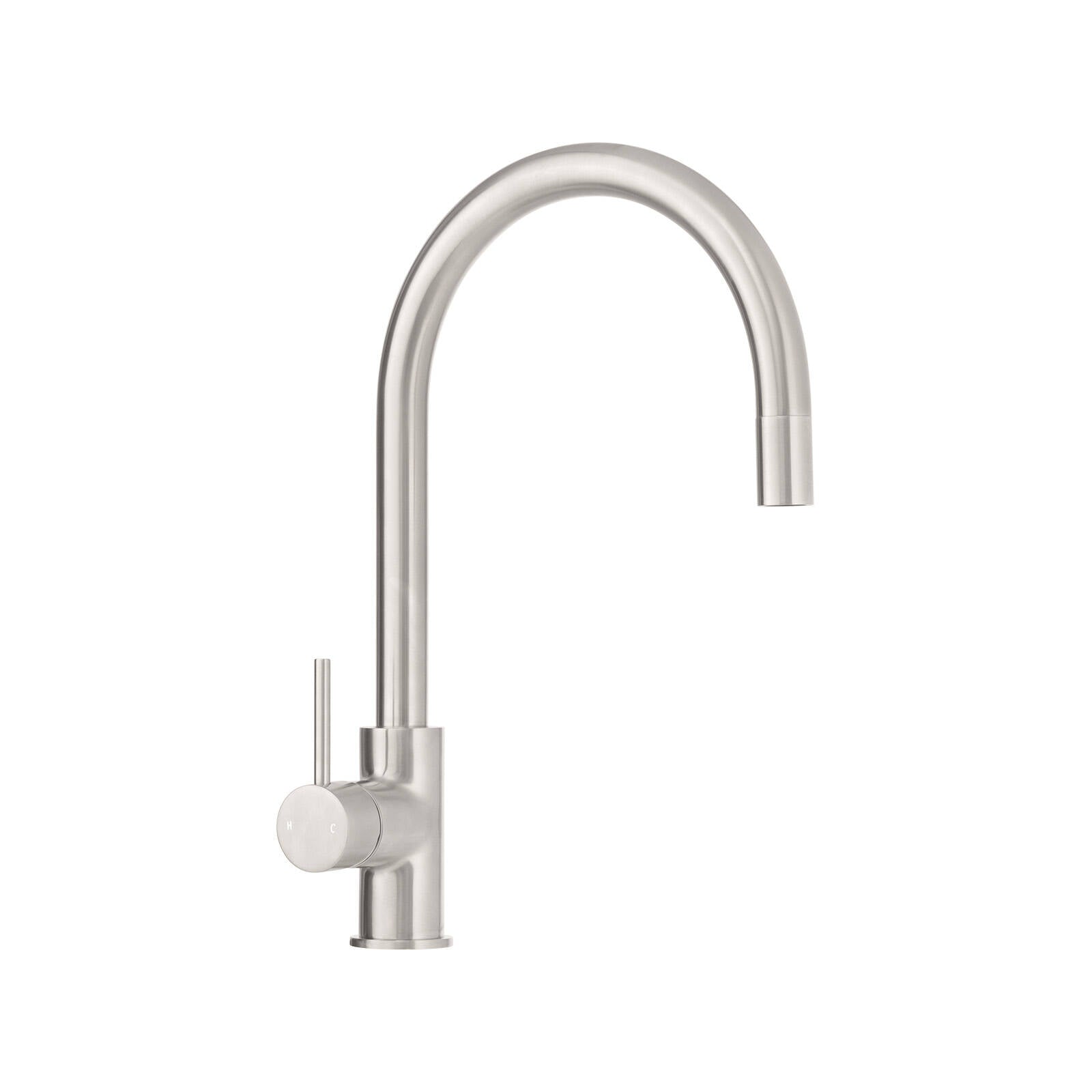 Mondella Dahlek Eco 35mm Brushed Nickel Lead Free Brass Pull Out Sink Mixer 5L/min 6 Star WELS