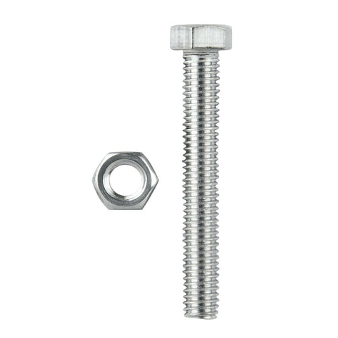 Pinnacle Hex Head Bolts and Nuts - M10 x 150mm - Stainless Steel - 2 Pack - SuperSaverAU - view 1