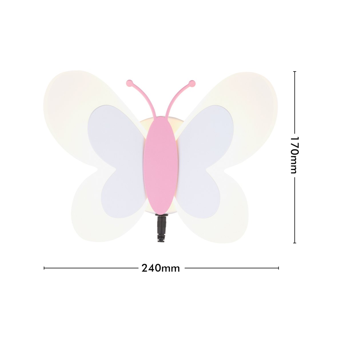Verve Design Harper Butterfly 5W LED Wall Light 240V Indoor AWL126