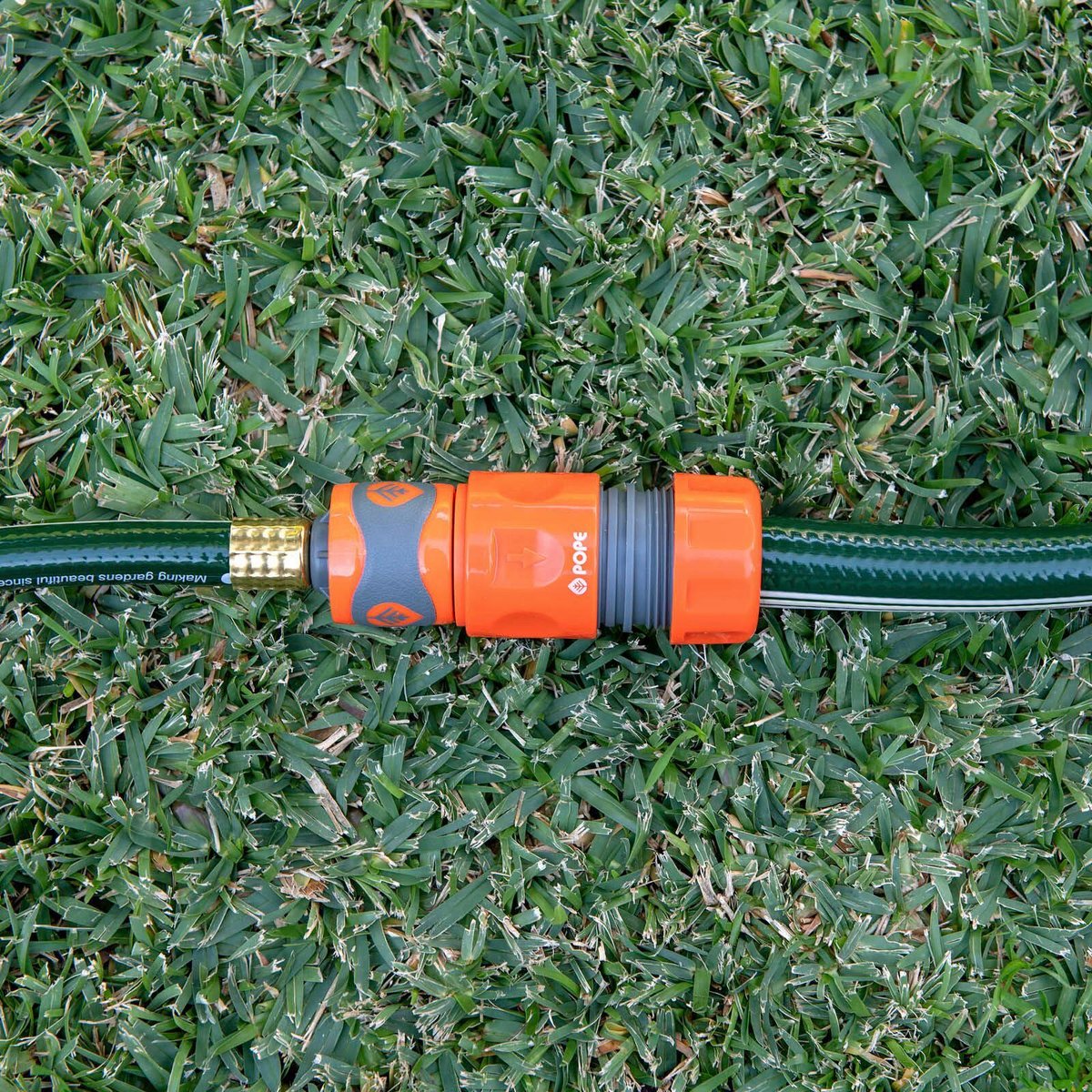 Pope 18mm to 12mm Hose Coupler ABS Orange UV Treated Garden Reducer