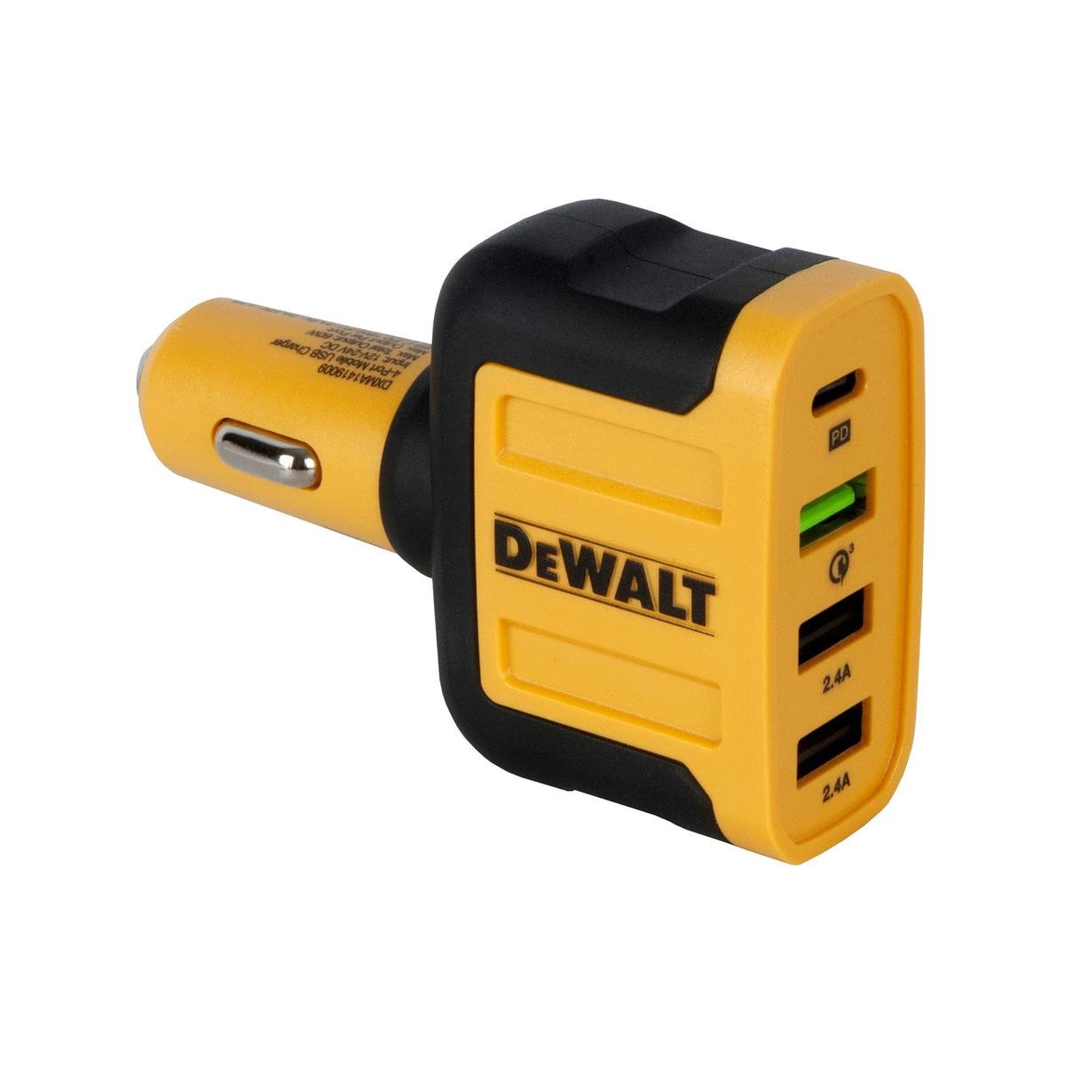 DeWALT 62W 4 Port Mobile USB PD Car Charger 1419009DWE