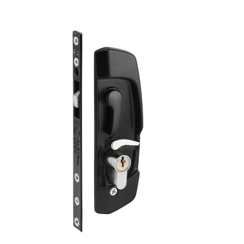 Gainsborough Security Deadlock - 45mm - Black - Anti-Lift Pin - SuperSaverAU - view 1