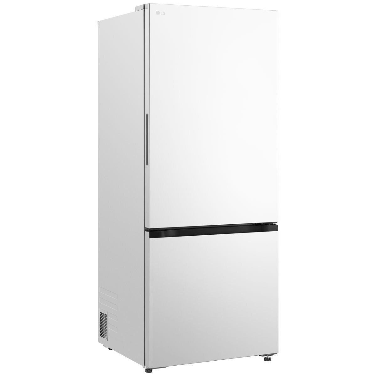 LG Bottom Mount Frost Free Fridge - White Finish, WiFi Connectivity, 5.5 Star Energy Rating - GB-B400MW