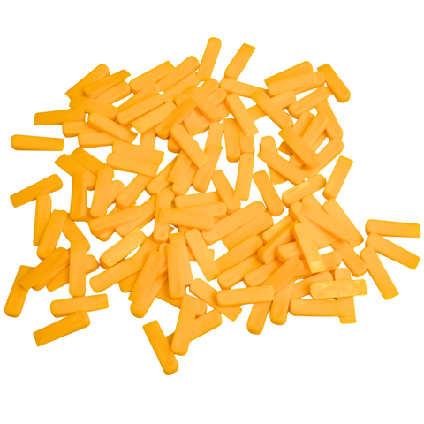 QEP Tile Wedges, PVC, Yellow, 500 Pack, Indoor
