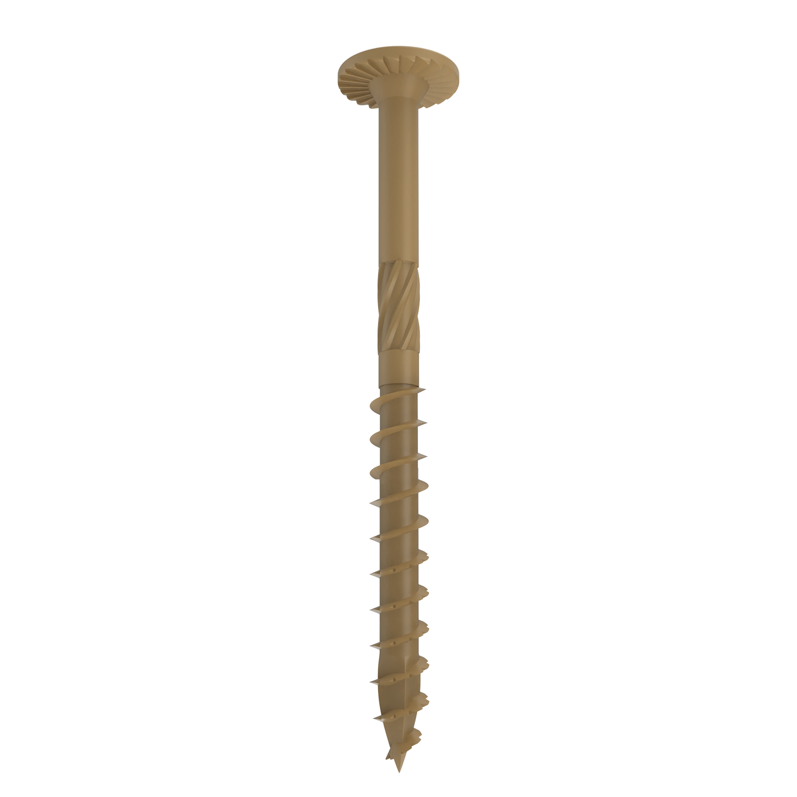 Bremick XTP 18g x 75mm TechnoGuard Tan T40 Construction Screws 25 Pack