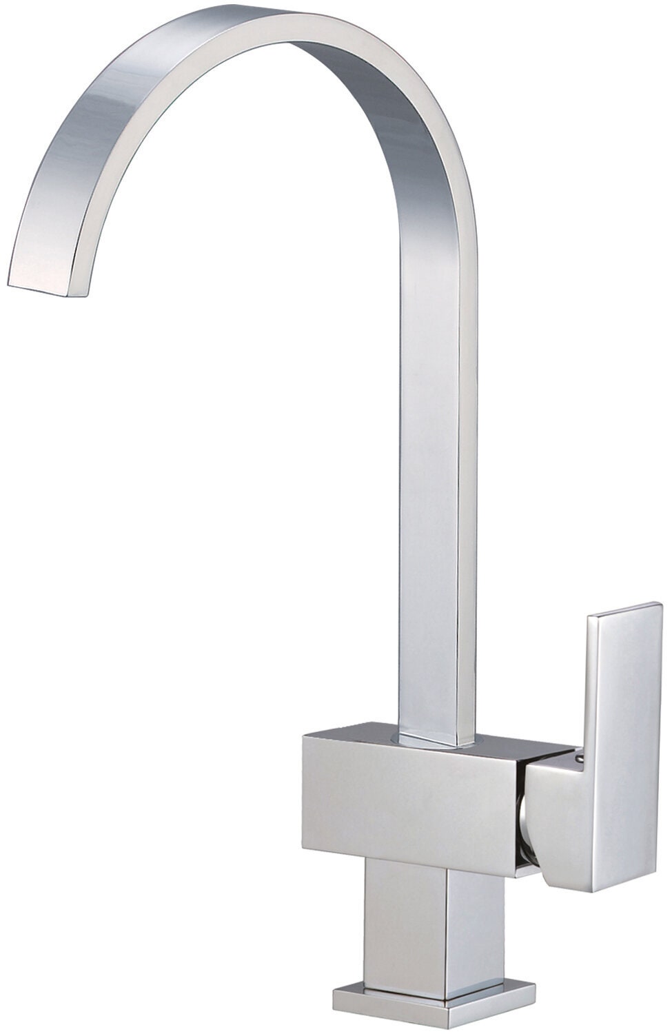 Inalto Gooseneck Sink Mixer Tap - Chrome-Plated Brass - 35mm Cartridge - 4-Star Water Rating - ISMSR