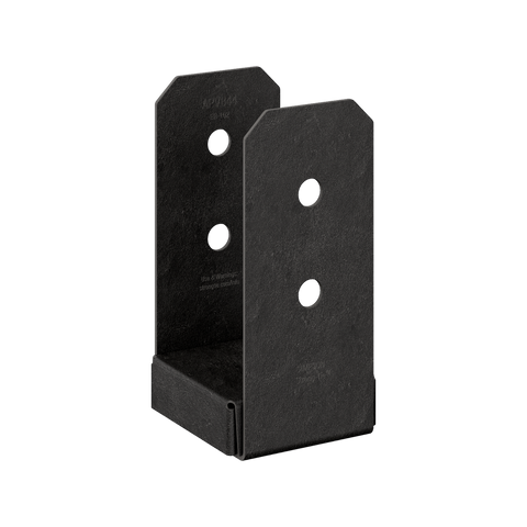 Simpson Strong Tie Post Base - 90 x 90mm - Black - 25mm Standoff Height - SuperSaverAU - view 1
