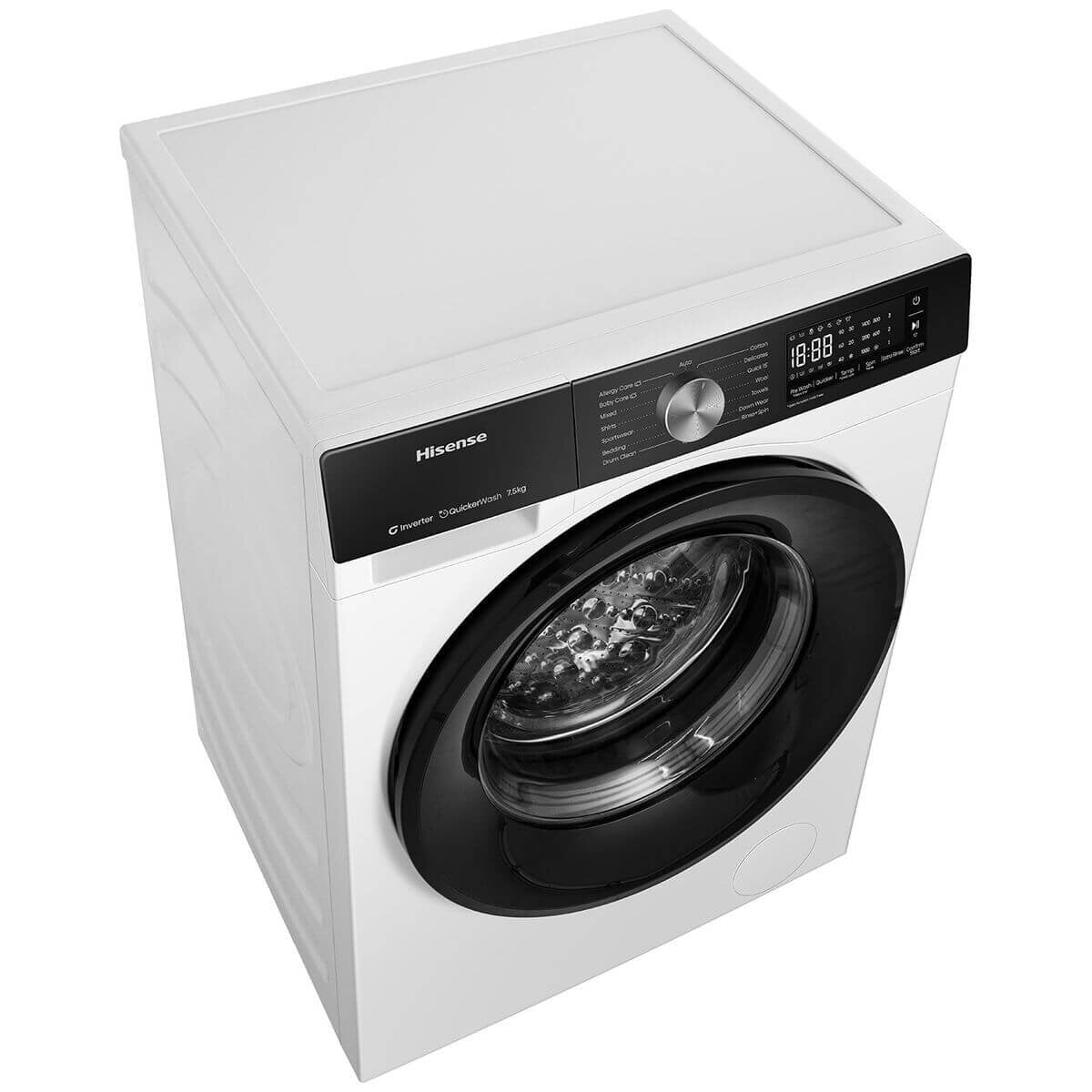 Hisense Series 3 7.5kg Front Load Washing Machine - Steam, Jet Wash, 1400rpm Spin - HWF3S7514X