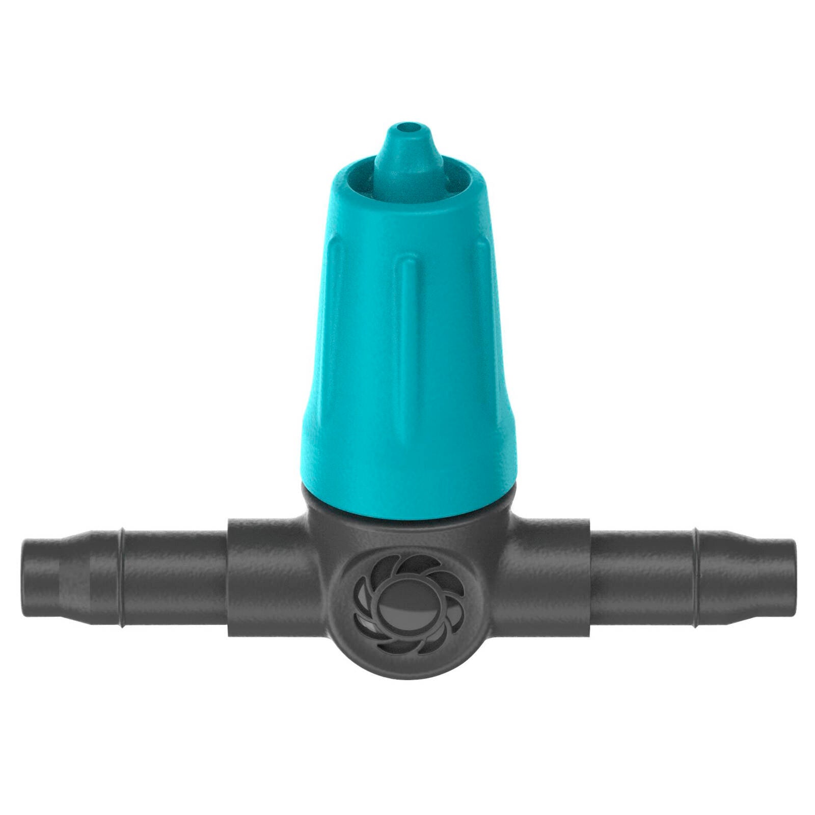 GARDENA 0-15L/h Adjustable Inline Drip Head 10 Pack Black/Turquoise