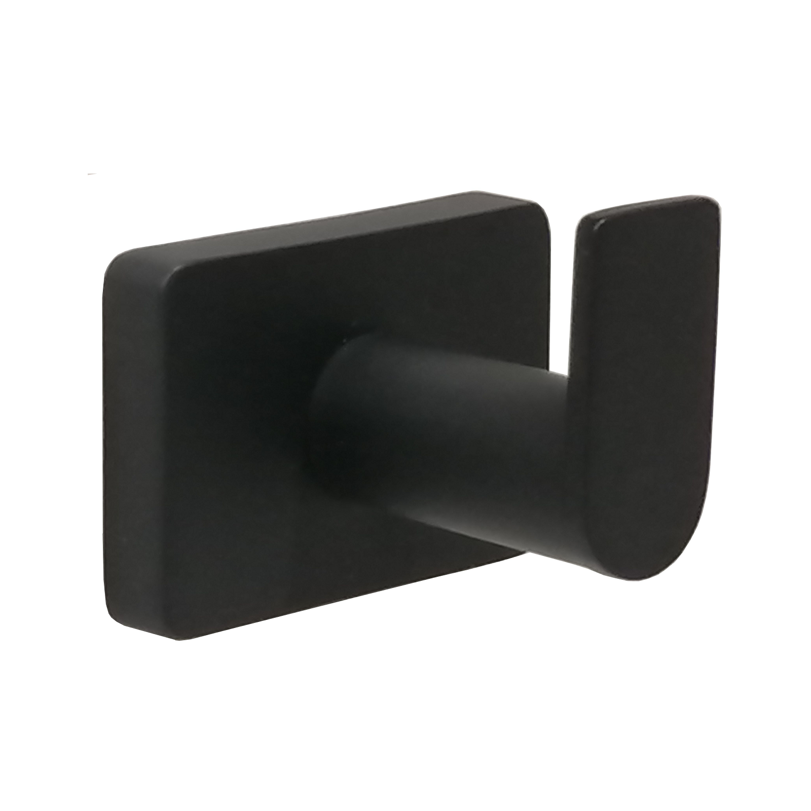 Barelli Rigoni Matte Black Coated Zinc Alloy Single Bath Robe Hook
