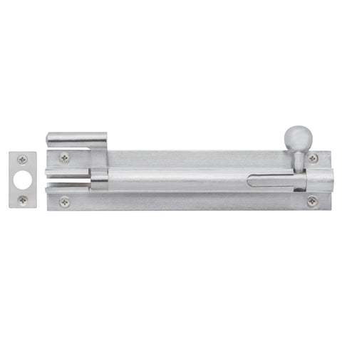 Delf 150 x 32 x 9.5mm Satin Chrome Cranked Offset Barrel Bolt