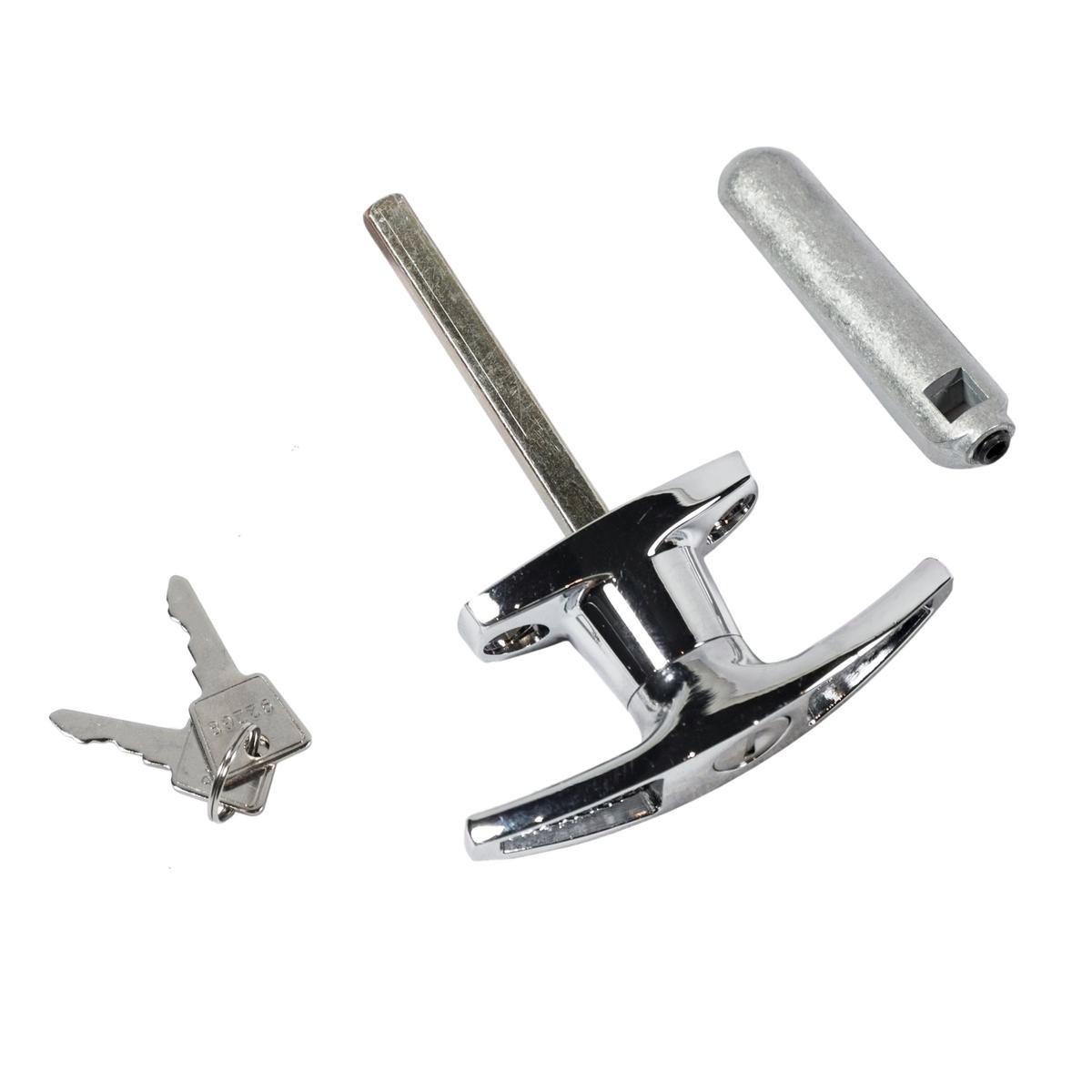 Goliath T Handle - 100mm - Steel - Rear Fixing - SuperSaverAU - view 1