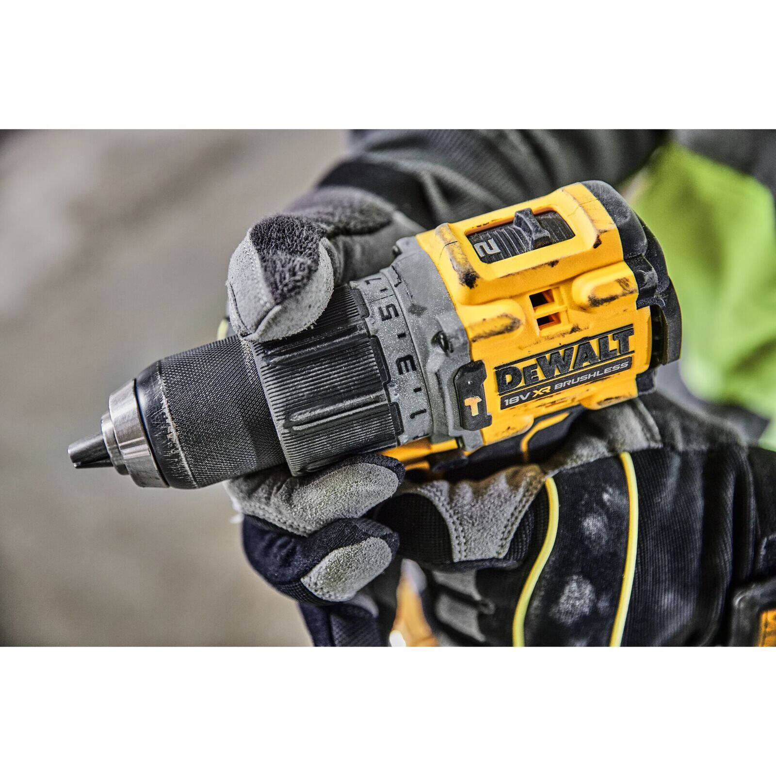 DeWALT 18V XR Compact Brushless Hammer Drill Driver Skin Only DCD805N-XJ