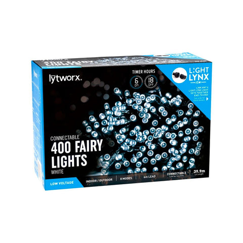 Lytworx 400 LED Fairy Party Lights - 39.9m - Plastic - Connectable - SuperSaverAU - view 1