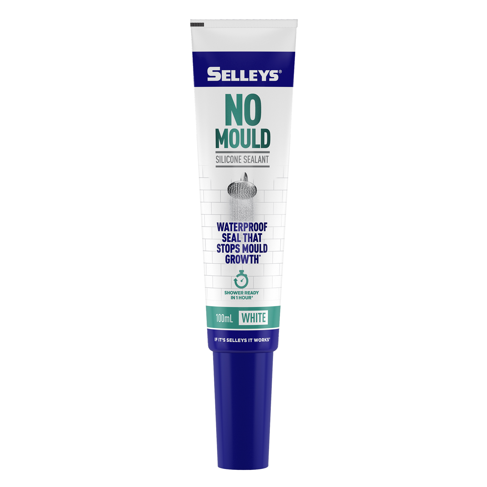 Selleys No Mould 100ml White Silicone Sealant