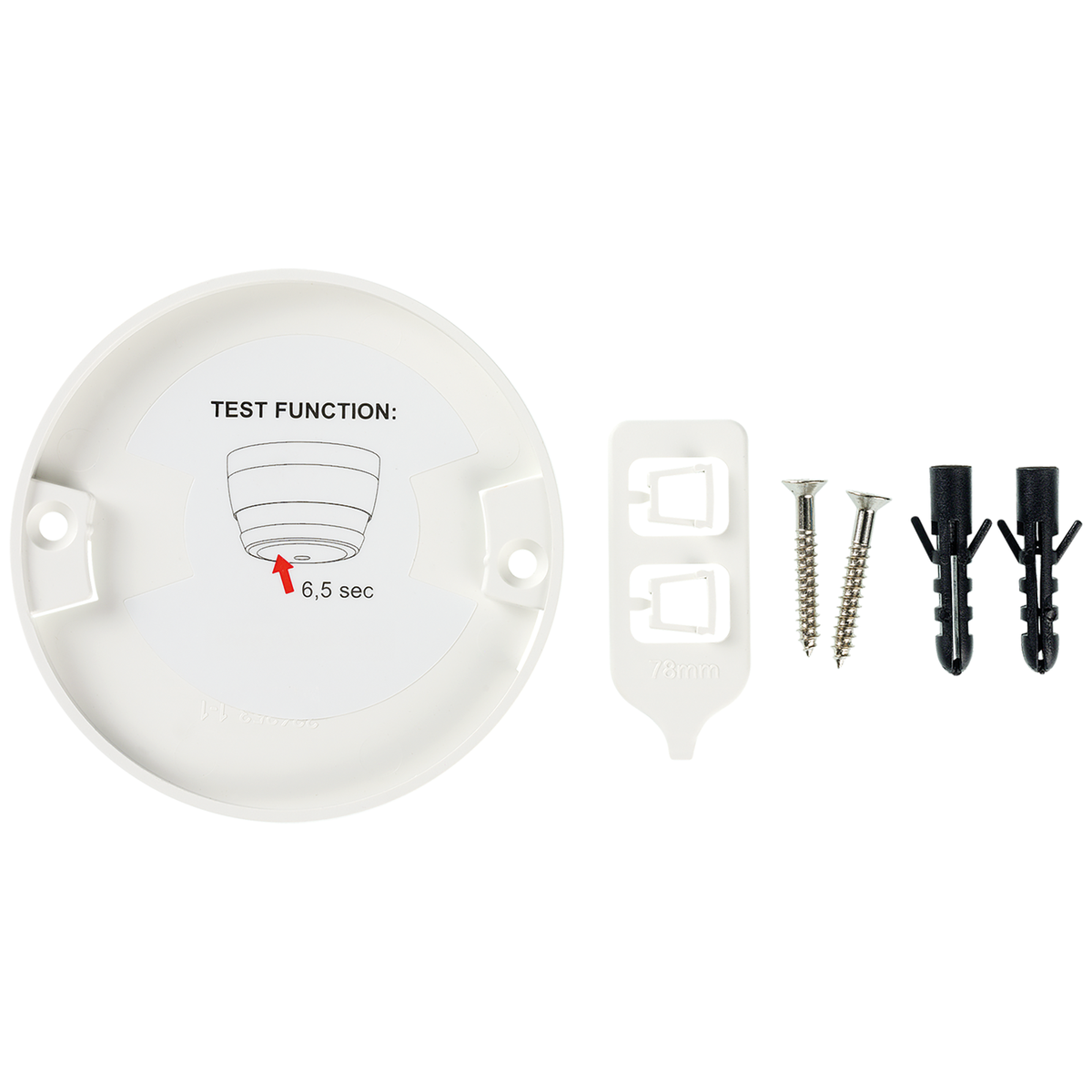 Quell Q5000 Wireless Interconnect Photoelectric Smoke Alarm Bedroom - 10-Year Battery - 78mm x 78mm x 38mm - SuperSaverAU - view 5