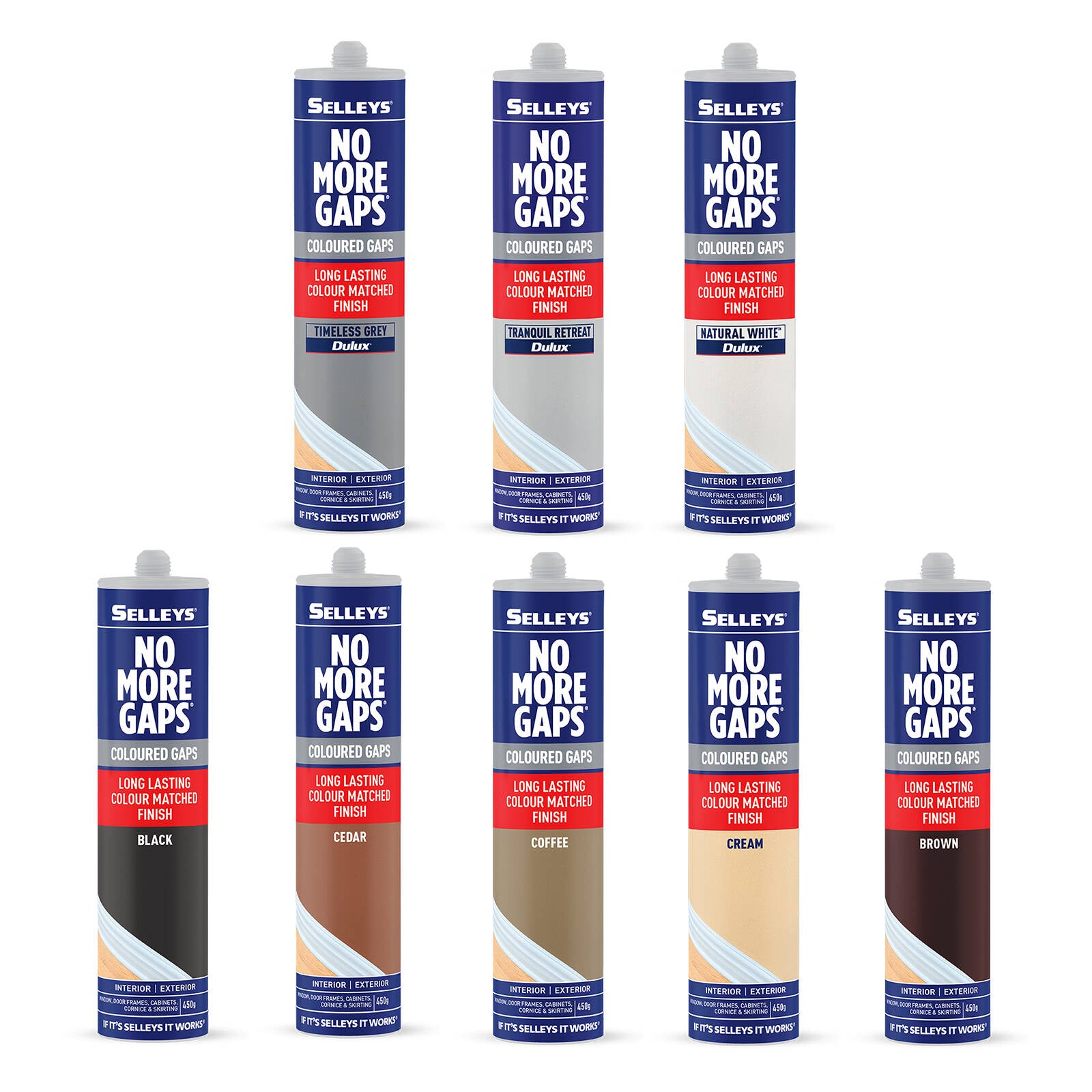 Selleys 450g Coffee Interior No More Gaps - Paintable Gap Filler