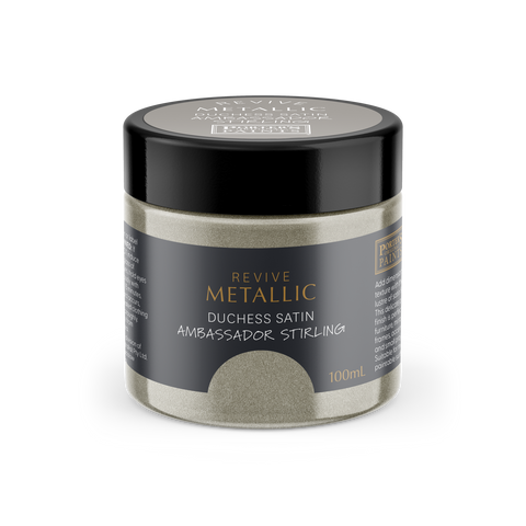 Porter's Paints 100ml Metallic Ambassador Sterling Furniture Paint