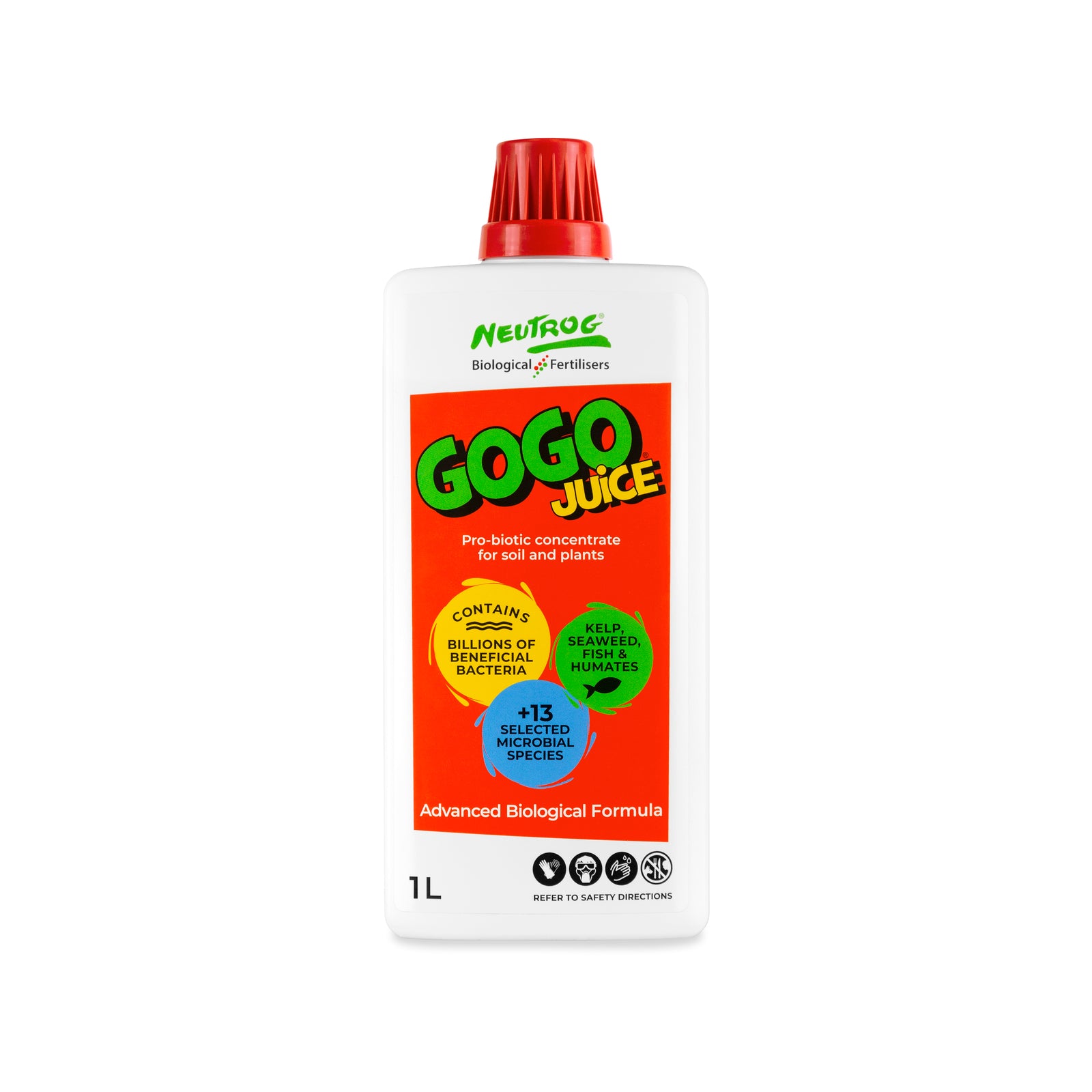 Neutrog Gogo Juice 1L Liquid Pro-Biotic Concentrate, Vegetable Friendly
