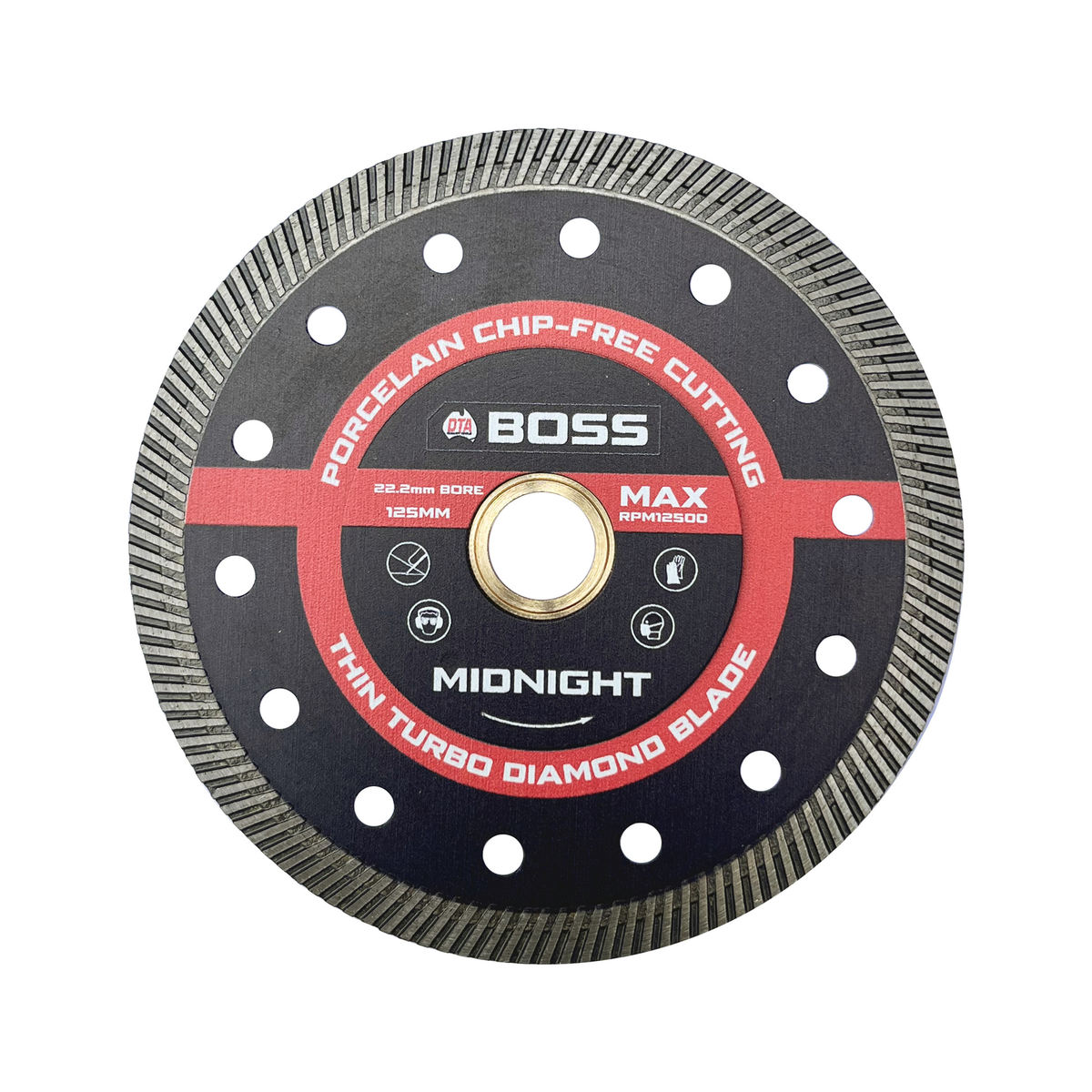 DTA 125mm Boss Midnight Diamond Blade - Precision Cutting - Durable - SuperSaverAU - view 1