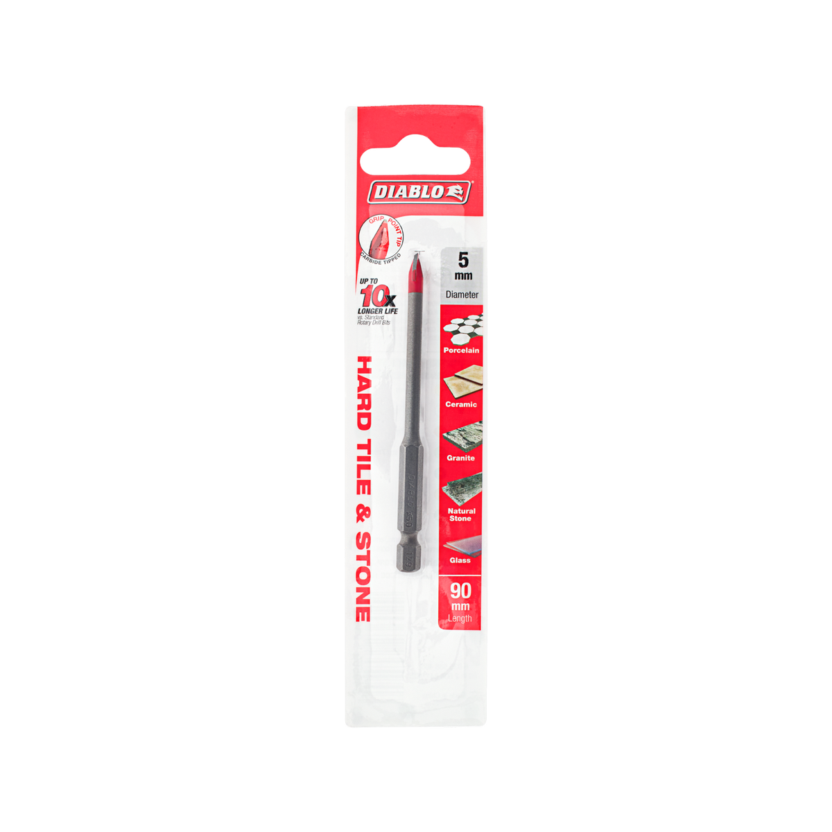 Diablo 5 x 90mm SpeeDemon Ceramic & Tile Drill Bit
