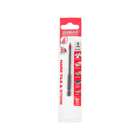 Diablo 5 x 90mm SpeeDemon Ceramic & Tile Drill Bit