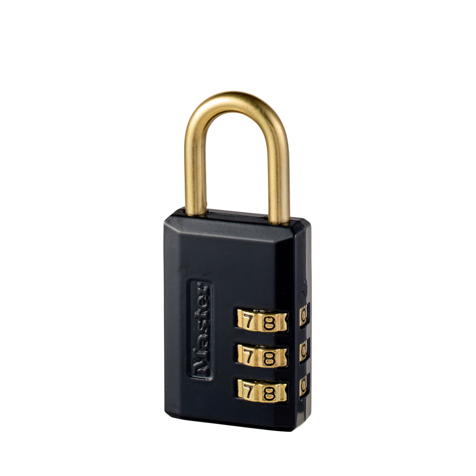 Master Lock 30mm Resettable Combination Padlock, Black