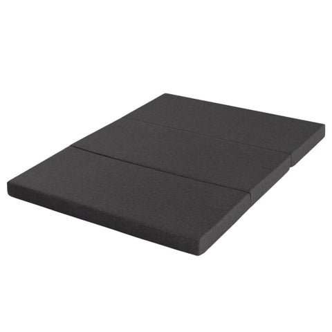 Zinus Double Trifold Folding Mattress - Dark Grey Dual Foam Layers - AU-TRIB-4D