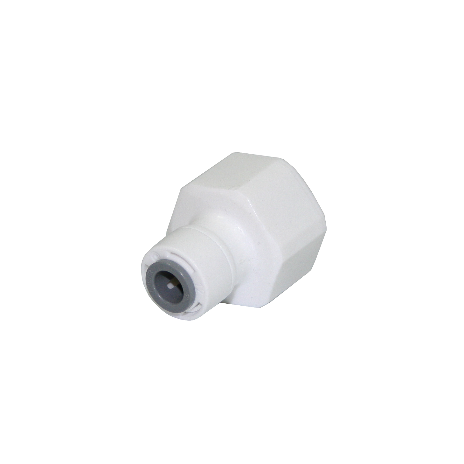 Stefani 1/4in Tubing to 1/2in BSP White Outlet Connector