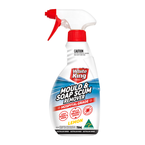 White King Mould Soap Scum Remover - 750ml - Kills 99.99% Germs - White - SuperSaverAU - view 1