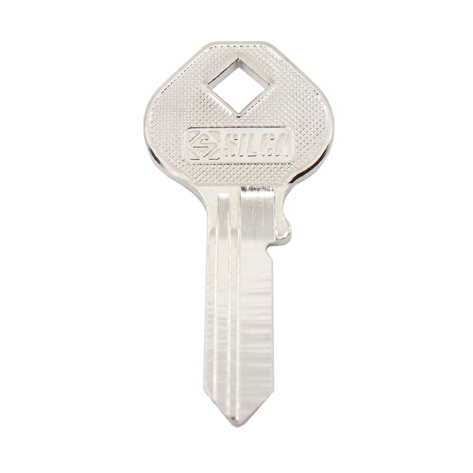EHI MS6 Silver Blank Key 47mm Nickel Plated Brass