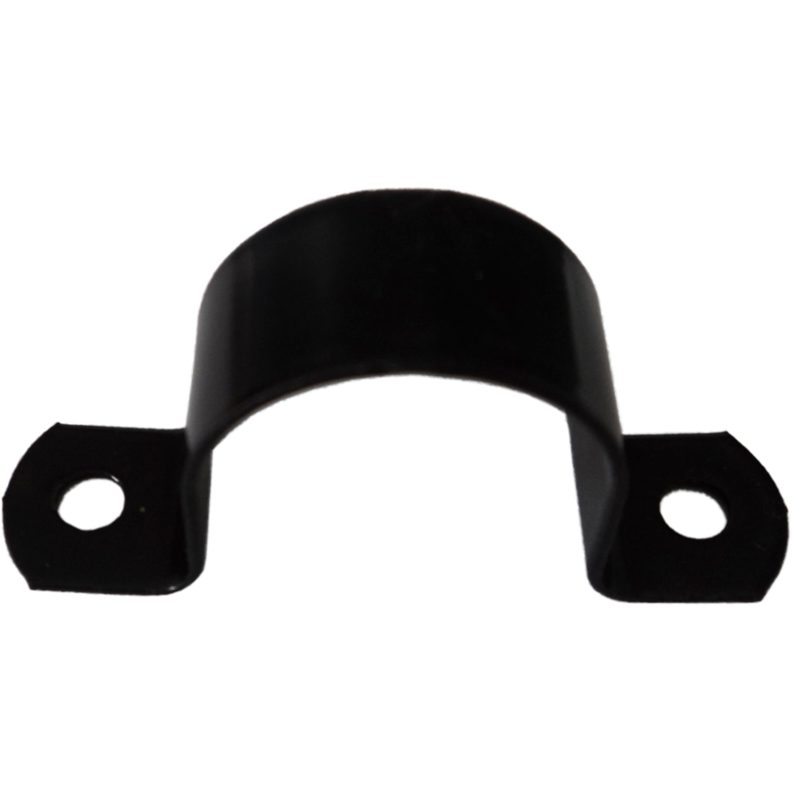 Kinetic 25mm Poly Pipe Saddle Clips, Iron Powder Coated - 10 Pack