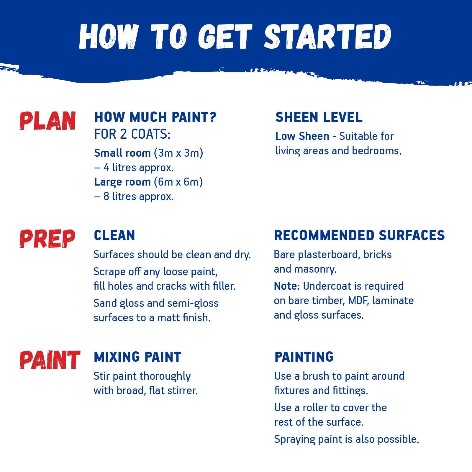 British Paints Paint & Prime Interior Low Sheen White 4L - Tintable Self-Priming Wall Paint