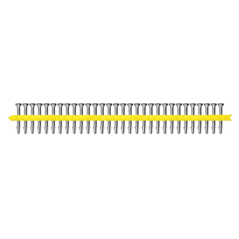 Simpson Strong Tie 10 x 42mm Galvanized Collated Quik Drive Screw 500 Pack - Self-Drilling - Ribbed Flat Head - SuperSaverAU - view 1