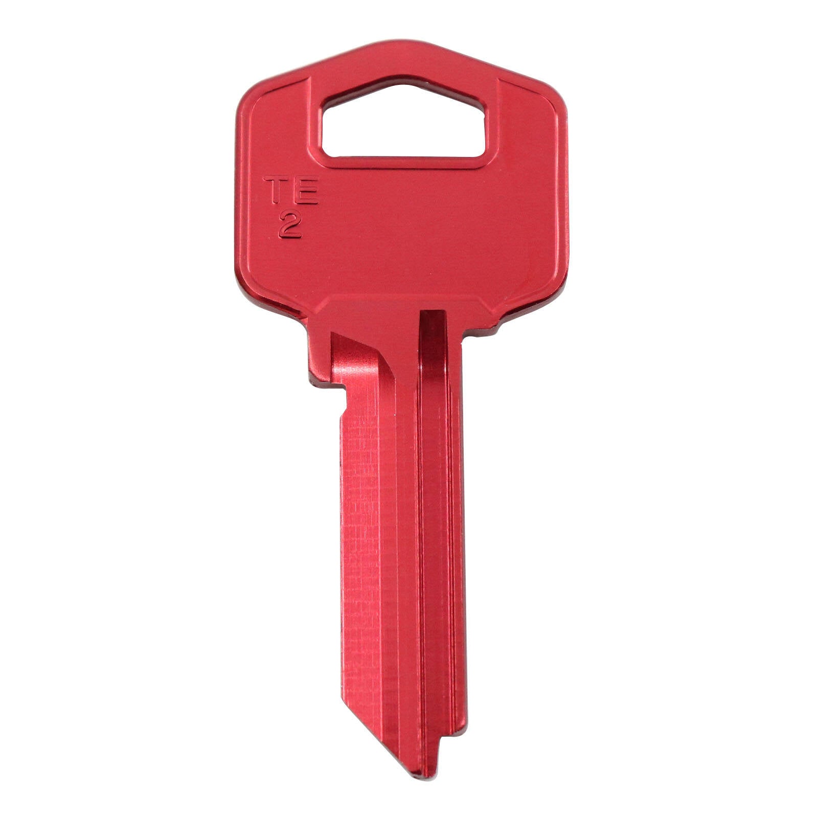 EHI TE2-GR10 54mm Red Blank Key, Aluminium Titanium Alloy