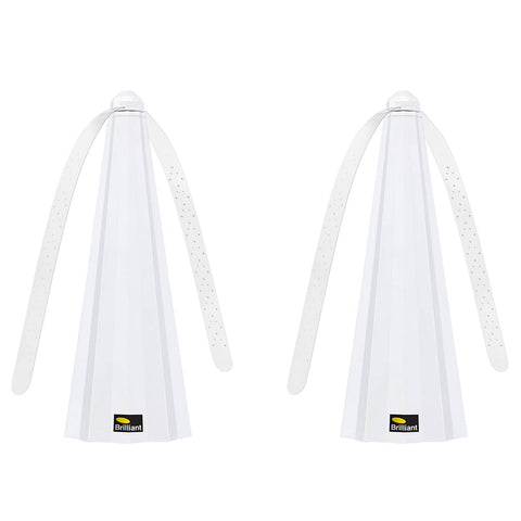 Brilliant White No Fly Zone Fly Repellent Fan 2 Pack - 92mm x 242mm - Portable - SuperSaverAU - view 1