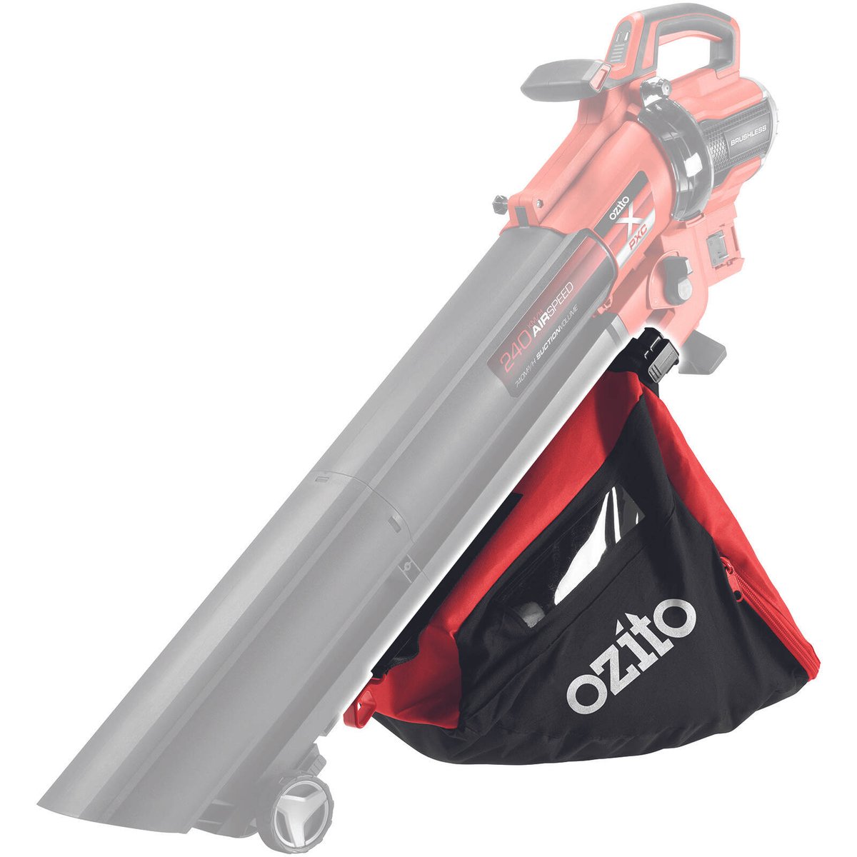 Ozito PXC 45L Garden Blower Vacuum Cloth Collection Bag with Viewing Windows