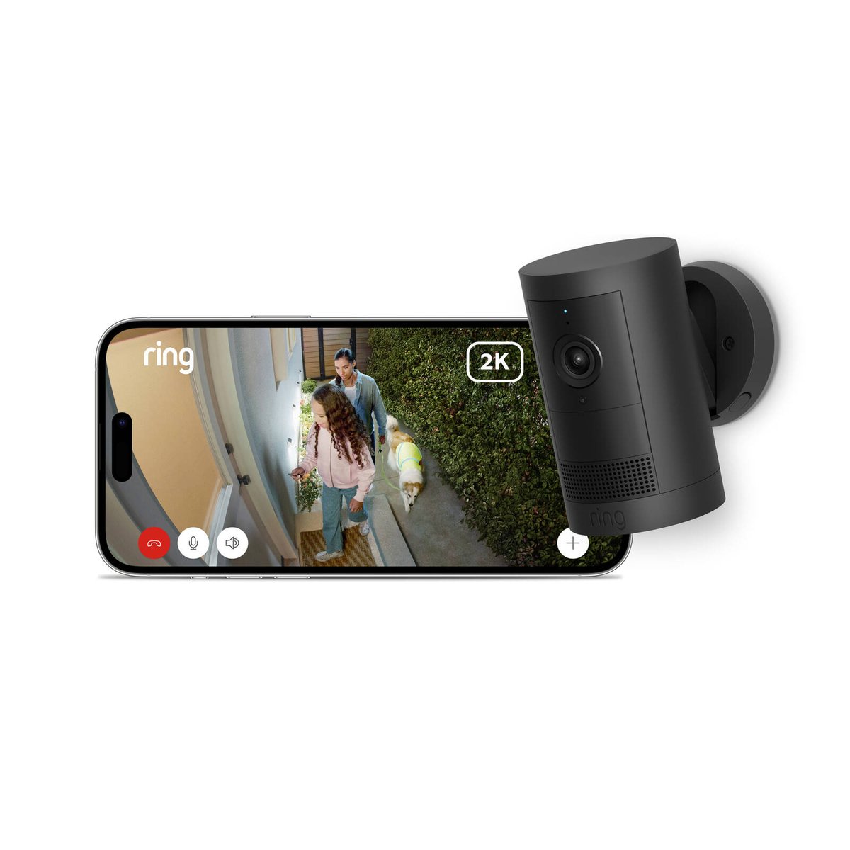 Ring Outdoor Camera Plus 2K - Outdoor Surveillance Camera - 1 Pack - Black - 67mm x 128mm - Low-Light Sight - Live View - SuperSaverAU - view 4