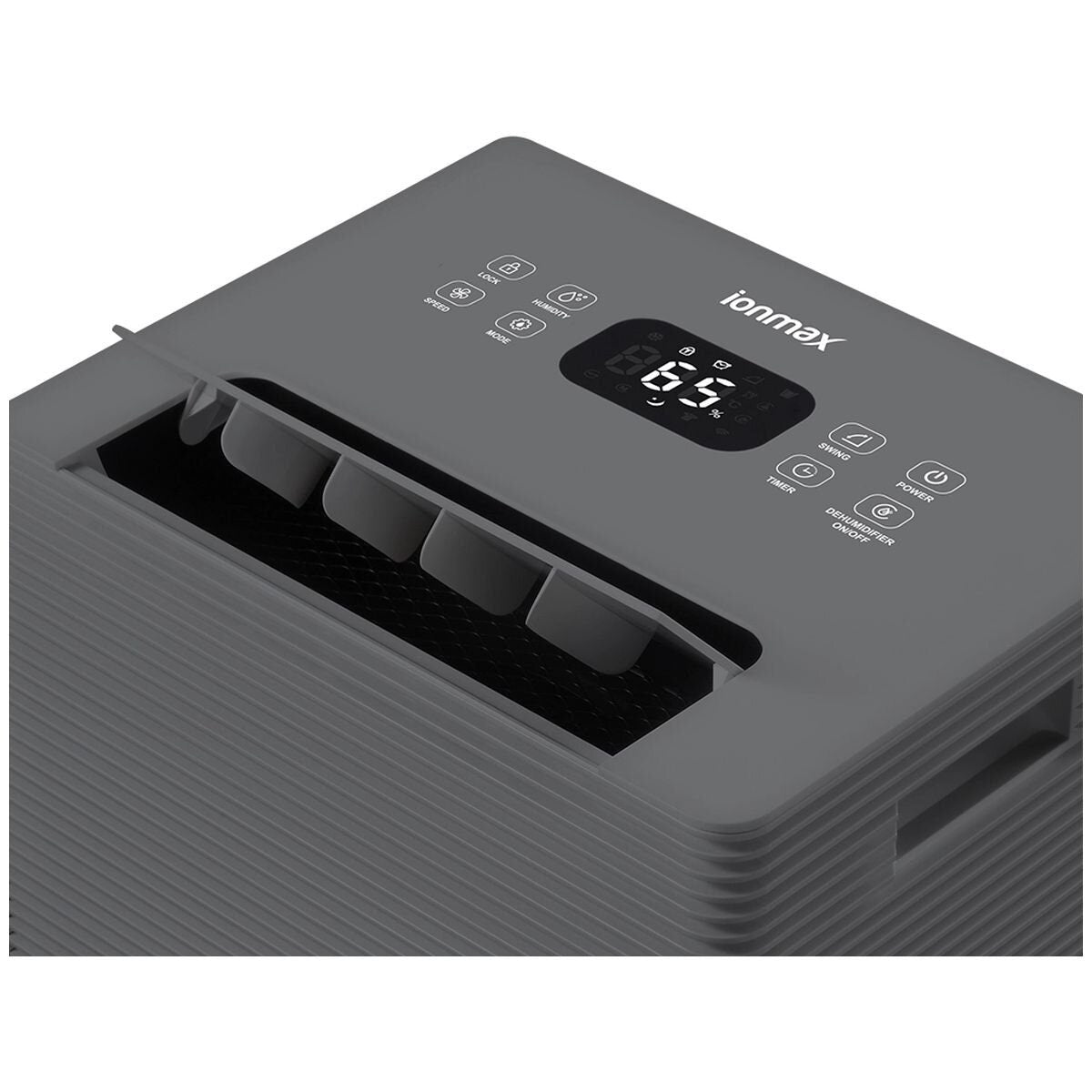 Ionmax Rhine Pro 50L Compressor Dehumidifier & Air Purifier - HEPA H13, Wi-Fi App, Dark Grey - ION651