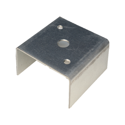 Australian Handyman Supplies 75 x 75mm Galvanised Steel Internal Fixing Post Bracket