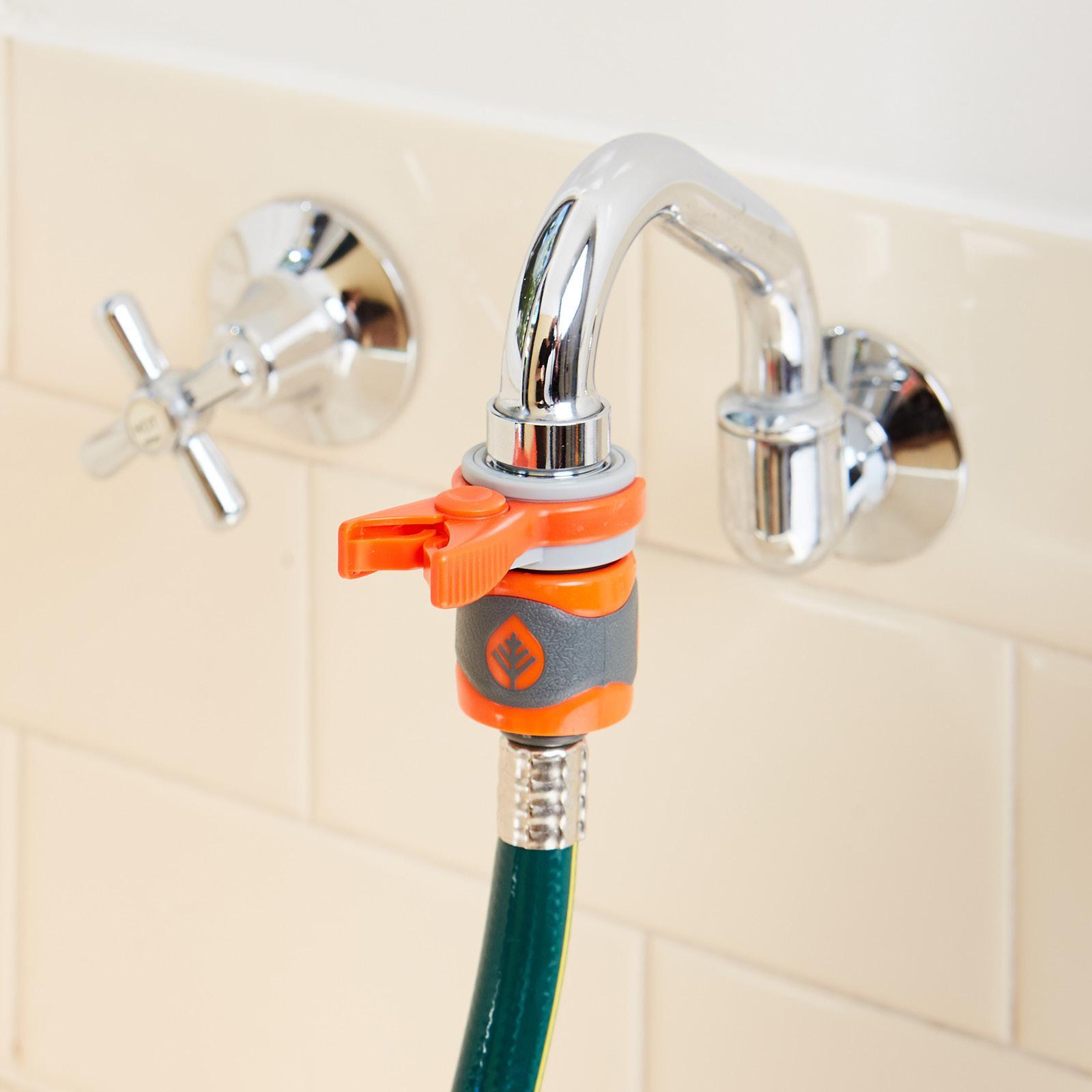 Pope Indoor Tap Adaptor - Metal & ABS Plastic, 12mm Hose Connection, Indoor Use