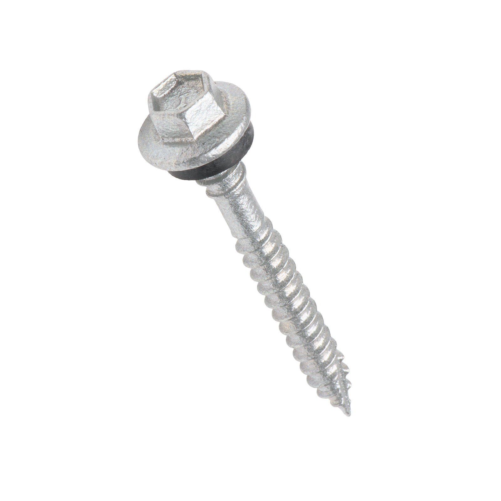 Buildex 12G x 50mm Class 4 Top Lock Hex Head Roofing Screws with Seal, 100 Pack