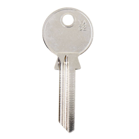 EHI YA3 Silver Blank Key 48mm Nickel Plated Brass
