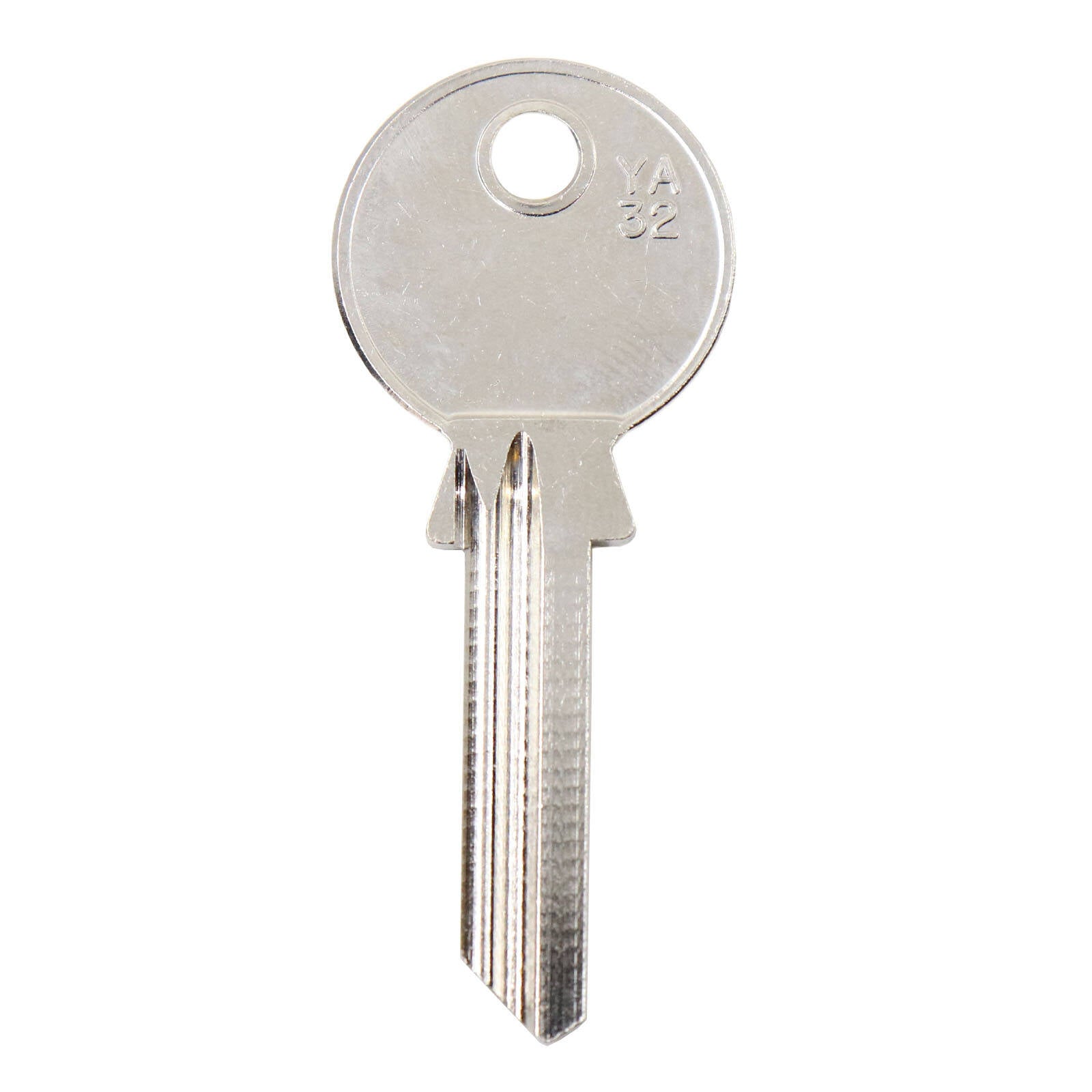 EHI YA3 Silver Blank Key 48mm Nickel Plated Brass