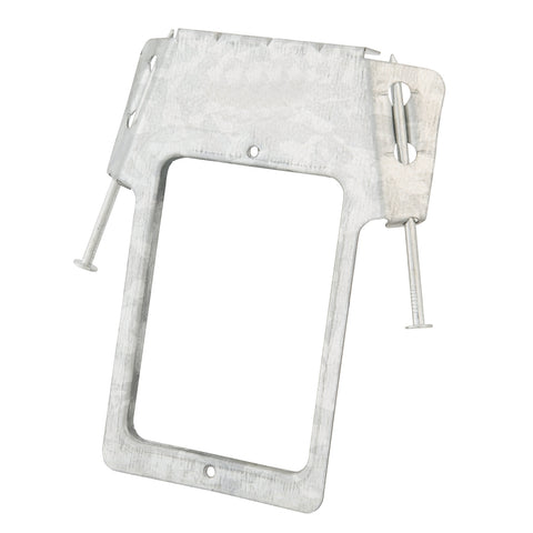 DETA Quick Fit Stud Mount Bracket 120mm Galvanised Steel with Preloaded Nails