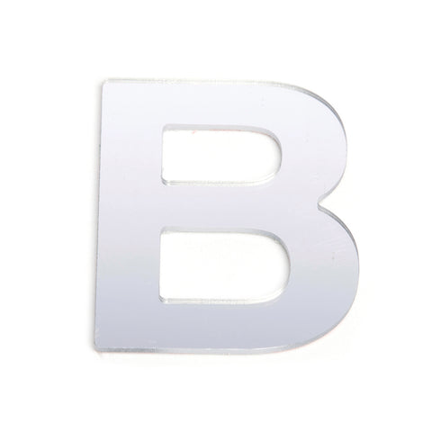 Sandleford 25mm Silver Self Adhesive House Letter B