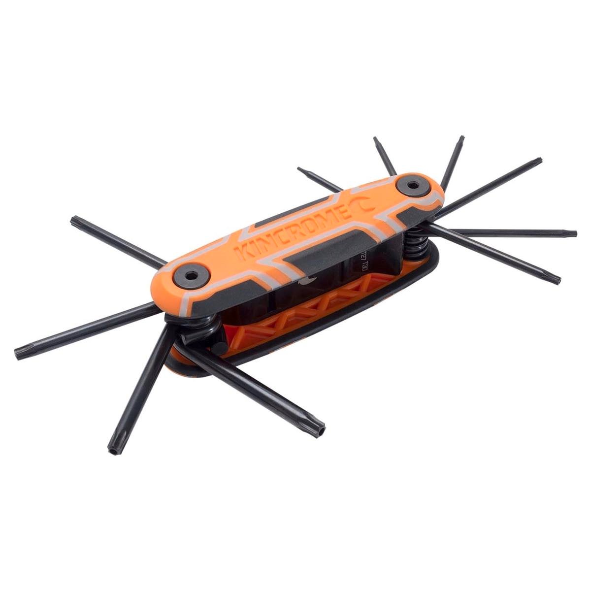 Kincrome 10 Piece Tamperproof Folding Torx Key Set - 50mm x 32mm x 151mm - SuperSaverAU - view 1