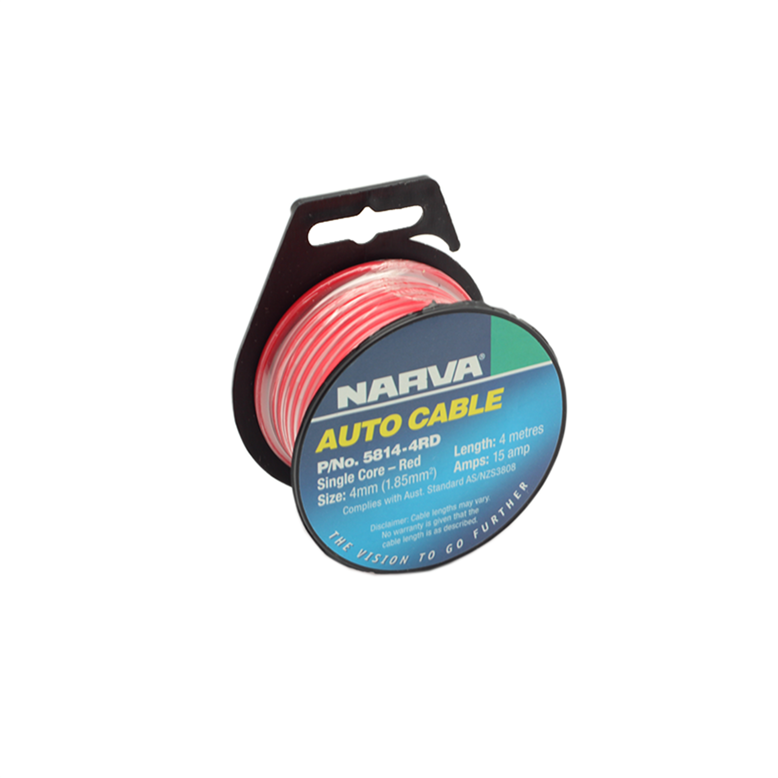 Narva 4mm X 4m 15amp Red Single Core Auto Cable Red - SuperSaverAU - view 1